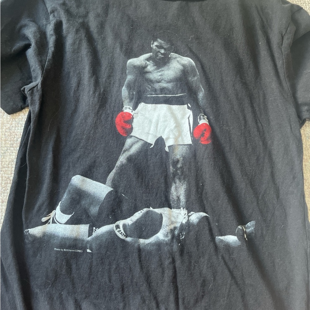 Target Black Tee with Red and White Graphic